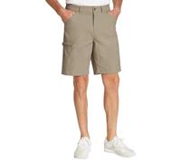 Eddie Bauer Men’s UPF 50+ Classic Fit Stretch Lightweight Tech Short, Tan, 40