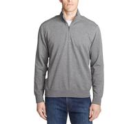 Eddie Bauer Mens Camp Fleece QZ L/S Grey