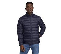 Eddie Bauer Men's CirrusLite Hooded Down Jacket, Atlantic Recycled, XL
