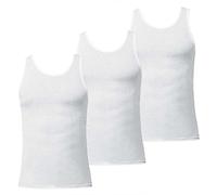 Eddie Bauer Men's Classic Cotton Sleeveless Vest (3 Pack), White/White/White, Medium