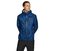 Eddie Bauer Men's Cloud Cap Rain Jacket, Pacific Blue, XL
