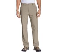 Eddie Bauer Men's Horizon Guide Chino Trousers Classic Fit, Light Beige, W32/L34