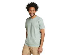 Eddie Bauer Men's Legend Wash 100% Cotton Short-Sleeve Classic T-Shirt, Celadon, Large