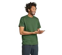 Eddie Bauer Men's Legend Wash 100% Cotton Short-Sleeve Classic T-Shirt, Irish Green, Large