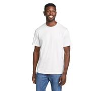 Eddie Bauer Men's Legend Wash 100% Cotton Short-Sleeve Classic T-Shirt, White, Medium