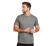 Eddie Bauer Men's Legend Wash Cotton Short-Sleeve Classic T-Shirt, Med HTR Gray, Large