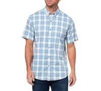 Eddie Bauer Men's Mr Ss Voyager Flex Shirt, Blue Fog, 2X