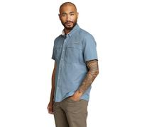 Eddie Bauer Men's Short Sleeve Ripstop Guide Shirt Short Sleeve Ripstop Guide Shirt, Chamblu, L