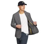 Eddie Bauer Men's Ultimate Voyager Travel Blazer, Dk Charcoal HTR, 44