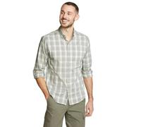 Eddie Bauer Men's Voyager Flex Long-Sleeve Shirt, Herb, XXL