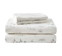 Eddie Bauer - Queen Sheet Set, Warm Breathable Cotton Flannel Bedding with Deep Pockets, Brushed for Extra Softness, Cozy Home Decor, Oeko-Tex Certified (Geese Meadow, Queen)