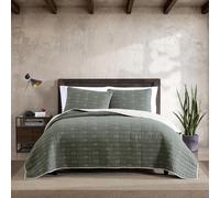 Eddie Bauer Quilt Set, Cotton, Green, Full/Queen
