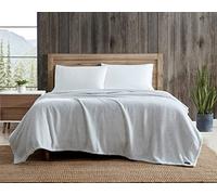 Eddie Bauer Soft Waffle Weave Bedding, Medium Weight Bedroom Decor, Softens Every Wash, Fleece Polyester, Grey, Queen