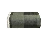Eddie Bauer - Throw Blanket, Reversible Sherpa Fleece Bedding, Home Decor for All Seasons (Pine Plaid, Throw)