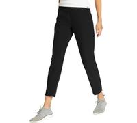 Eddie Bauer Travel Pants Women - Lightweight Elastic Waistband Ankle Pants (Black, S)