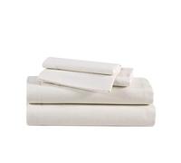Eddie Bauer - Twin Sheets, Cotton Flannel Bedding Set, Brushed for Extra Softness, Cozy Home Decor (Ivory, Twin)