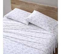 Eddie Bauer - Twin Sheets, Cotton Percale Bedding Set,3pieces, Crisp & Cool Home Decor (Smokey Bear Camp Grey, Twin)