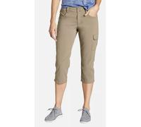 Eddie Bauer Women's Capri Trousers SIGHTSCAPE HORIZON CARGO, KHAKI, 36