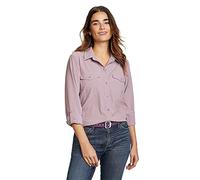 Eddie Bauer Women's Departure 2.0 Long-Sleeve Shirt, Dusty Iris, XL
