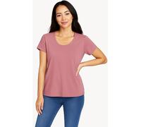 Eddie Bauer Womens Everyday Essentials Scoop Neck Tee Pink