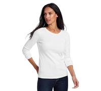 Eddie Bauer Women's Fav Crew-tee, White, S