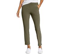 Eddie Bauer Women's Ladies' Departure Ankle Pants,(Dk Thyme,Large)
