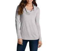 Eddie Bauer Women's Long Sleeve Blouse Top Casual Shirt, Grey, 34/S