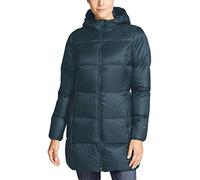 Eddie Bauer Women's Luna Peak Water Resistant Down Parka - blue - Medium