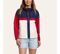 Eddie Bauer Womens Momentum UPF 50+ Hooded Jacket Blue
