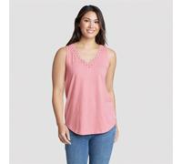 Eddie Bauer Womens Mountain Town V Neck Tank Pond
