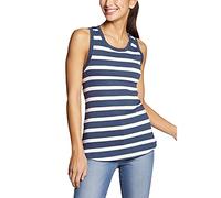 Eddie Bauer Women's Myriad Racerback Tank Top - Ringed, Dusted Indigo / Smoky Indigo, S