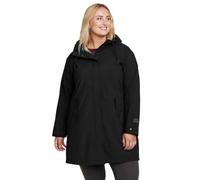 Eddie Bauer Women's Port Townsend Trench Trenchcoat, Black, M