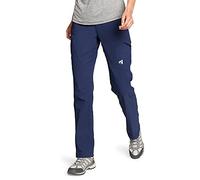 Eddie Bauer Womens Rainier Pant, Med Indigo, 6