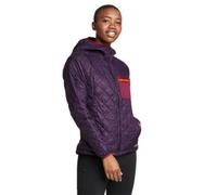 Eddie Bauer Womens Reversible Astrolite Hooded Jacket Purple