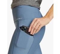 Eddie Bauer Womens Trail Tight Capri High Rise Blue