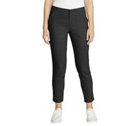 Eddie Bauer Women's UPF 50+ Performance Stretch Horizon Straight Ankle Pant, Black, 6