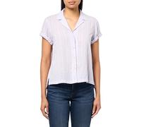 Eddie Bauer Women's Wp Ss Packable Camp Shirt, Orchid, XS