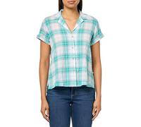 Eddie Bauer Women's Wr Ss Packable Camp Shirt, Sea Green, 1X