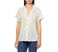 Eddie Bauer Women's Wt SS Packable Camp Shirt Wt SS Packable Camp Shirt, Sea Mist, 1X