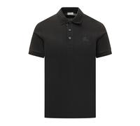 Eddie EKD Polo, male, Burberry, Polo Shirts, Black, S, Tops S