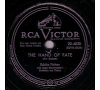 Eddie Fisher "The Hand Of Fate" and "Wish You Were Here" 78 Record RCAVic. VG++ *