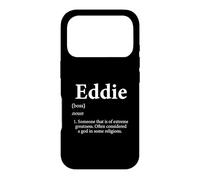 Eddie God Definition Funny Boy Name Birthday Gift For Eddies Case for iPhone 17 Pro