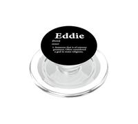 Eddie God Definition Funny Boy Name Birthday Gift For Eddies PopSockets PopGrip for MagSafe