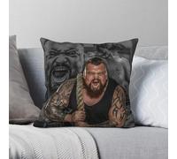 Eddie Hall Martial Artist Square Pillowcase Polyester Linen Velvet Creative Zip Decorative Throw Pillow Case Home Cushion Cover