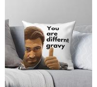 Eddie Hearn You Are Different Gravy Square Pillowcase Polyester Linen Velvet Pattern Zip Decor Throw Pillow Case Car Cover