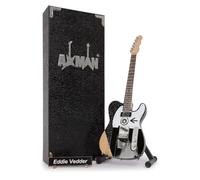 Eddie V (Pearl Jam) Miniature Guitar Replica - Music Gifts - Handmade Ornamental 1/4 Scale - Includes a Display Box, Name Tag and Miniature Guitar Stand