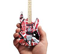 Eddie Van Halen Frankenstein Red & White Mini Guitar Replica Collectible