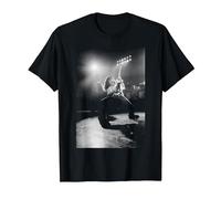 Eddie Van Halen On Stage Rainbow Theatre by Simon Fowler T-Shirt, Men, Black, Medium