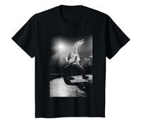 Eddie Van Halen On Stage Rainbow Theatre by Simon Fowler T-Shirt, Youth, Black, 3T