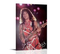 Eddie Van Halen Poster; Room Aesthetics, Canvas Oil Painting, Album/movie Poster Hanging Picture
